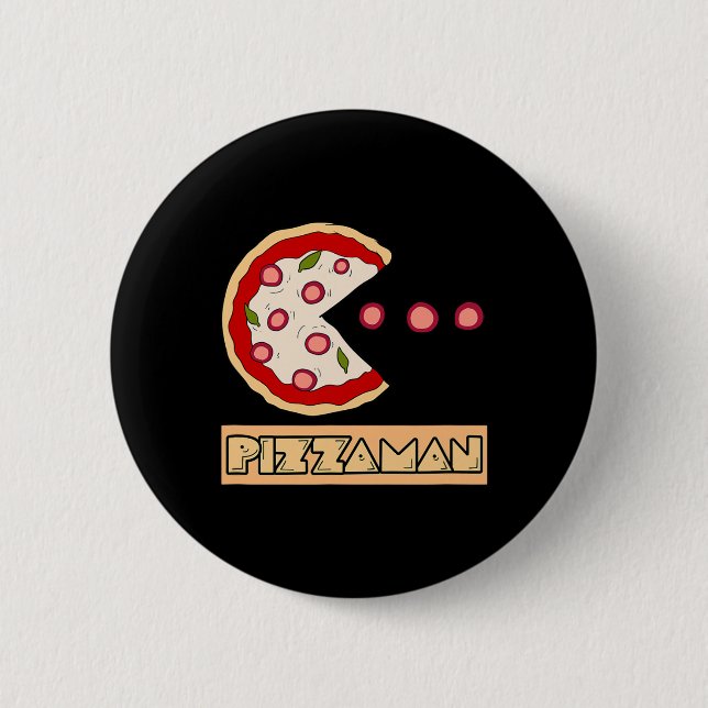 Funny Pizza Pun  6 Cm Round Badge (Front)