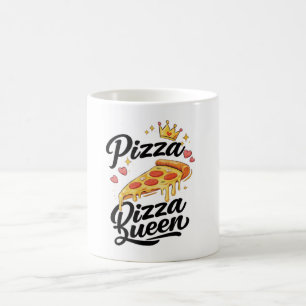 Funny Pizza Queen Cooking mug for Women Cute Gift