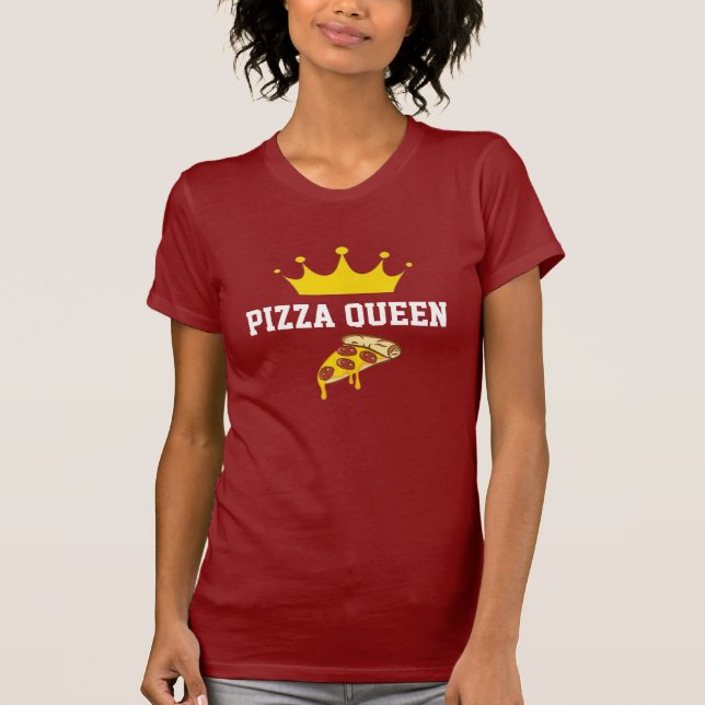 Funny Pizza Queen T-Shirt (Front)