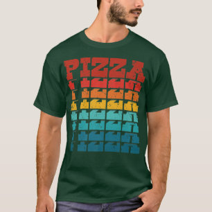 Funny Pizza Retro Vintage Carb Pizza Lover Foodie  T-Shirt