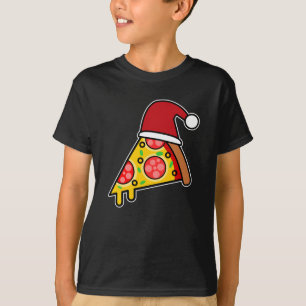 FUNNY PIZZA SLICE SANTA T-Shirt