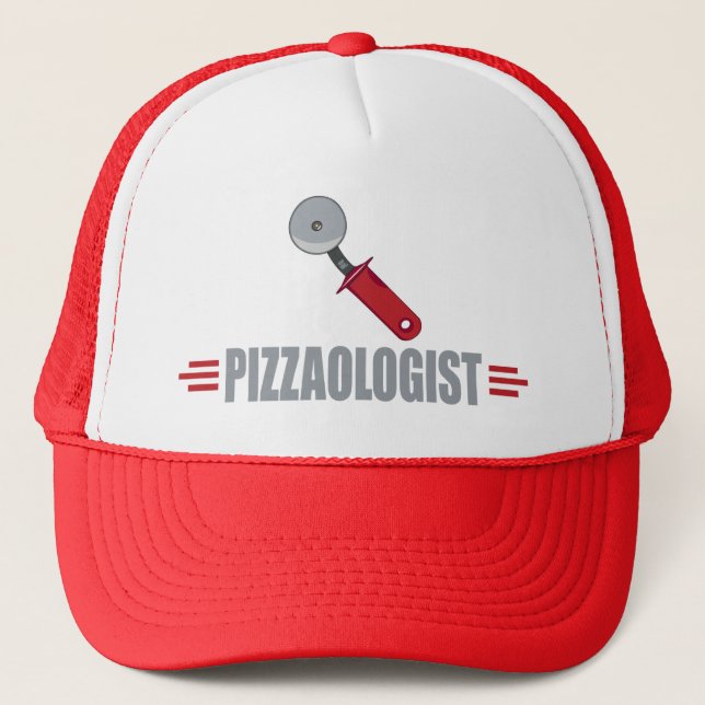 Funny Pizza Trucker Hat (Front)