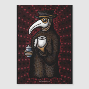 Funny Plague Doctor with Toilet Paper
