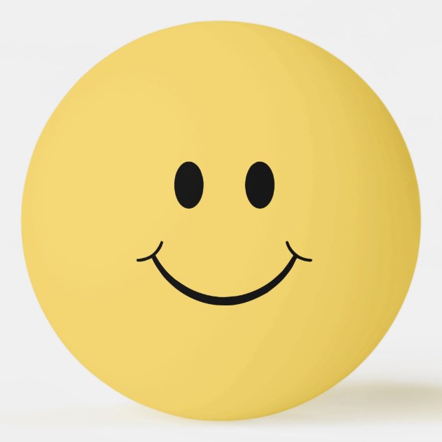 Funny Plain Face Ping Pong Ball (Front)