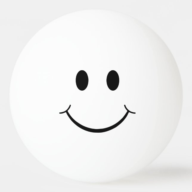 Funny Plain Face Ping Pong Ball (Front)