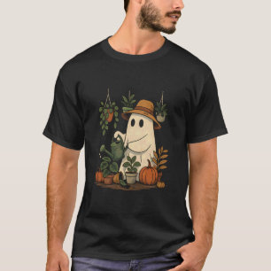 Funny Plant Ghost  Spooky Gardener Halloween T-Shirt