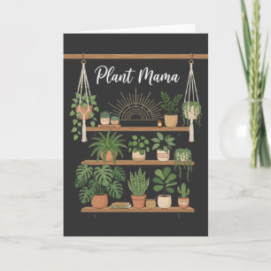Funny Plant Mama Plant Lover Gift Idea Cute Plant Card