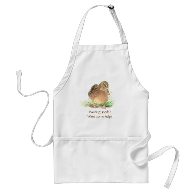 Funny, Planting some seeds? - Garden Apron (Front)