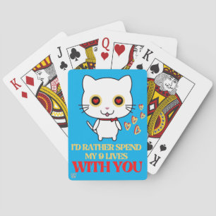 funny playing cards  "CUTE CAT"