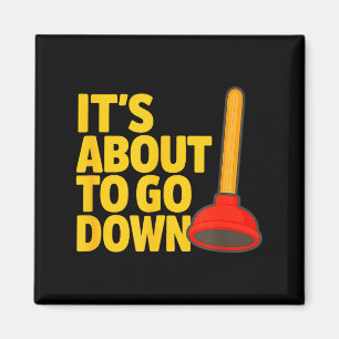 Funny Plumber Art Plumber Pefitters Plunger Humor Magnet