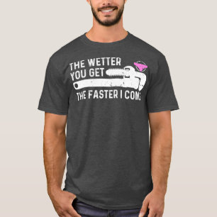 Funny Plumbing T for Men Humorous Plumber Gag T-Shirt