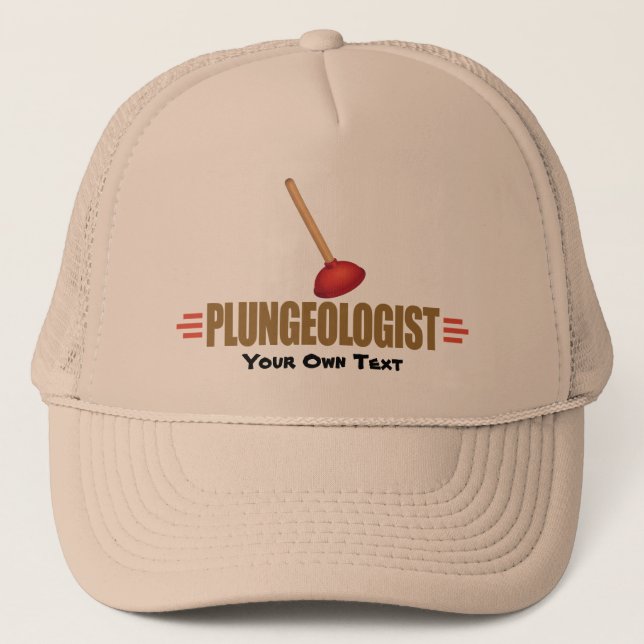 Funny Plumbing Trucker Hat (Front)
