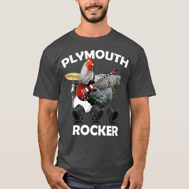 Funny Plymouth Rock Chicken  Hen Humour  Gift T-Shirt (Front)
