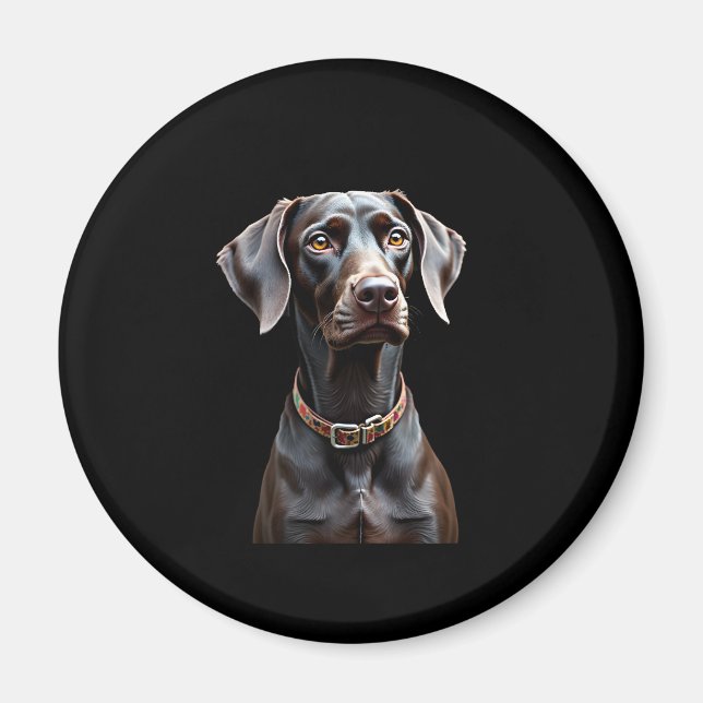 Funny Pointer Shirt Pointer Mum Dad Dog Lover Poin Magnet (Front)