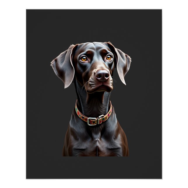 Funny Pointer Shirt Pointer Mum Dad Dog Lover Poin Poster (Front)