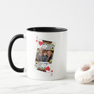 Funny Poker Dad Mug – King Photo Fathers Day Gift