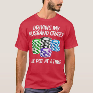 Funny Poker Designs For Men Dad Casino Card Game P T-Shirt