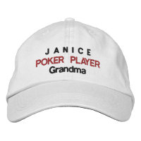 Funny POKER PLAYER Grandma A02