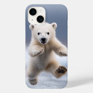 Funny Polar Bear Cub Case-Mate iPhone 14 Case