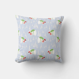 funny polar bear santa cushion