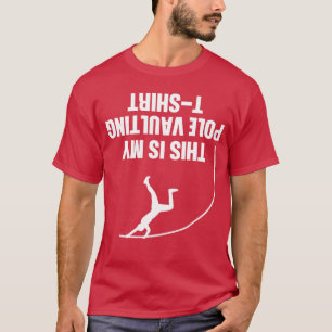 Funny Pole Vaulting Design Men Women Vaulterrack A T-Shirt
