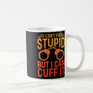 Funny Police Art For Men Women Policeman Cop Polic Coffee Mug