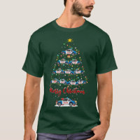 Funny Police Car Matching Santa Police Car Christm