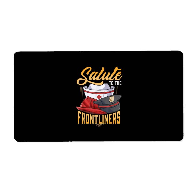 Funny Police Firefighter Frontliner Nurse Gifts (Front)