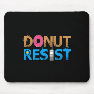 Funny Policeman Gifts Funny Police Officer Doughnu Mouse Pad