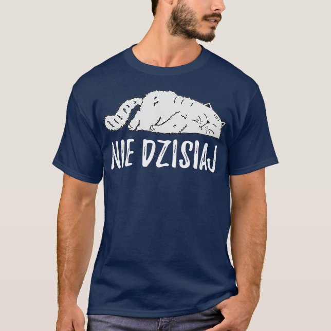 Funny Polish Cat  Poland Polska Pride Gift T-Shirt (Front)