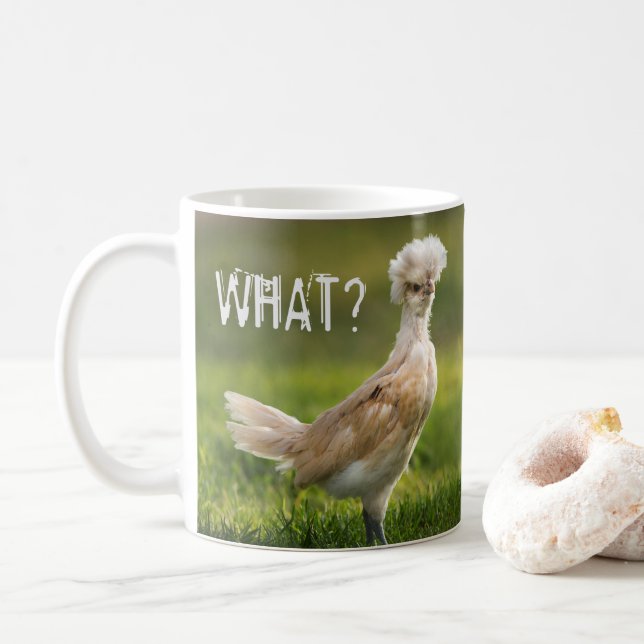 Funny Polish Chicken Coffee Mug (With Donut)