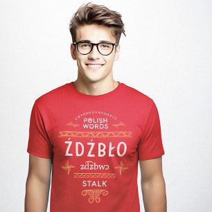 Funny Polish Language Gifts Stalk T-Shirt