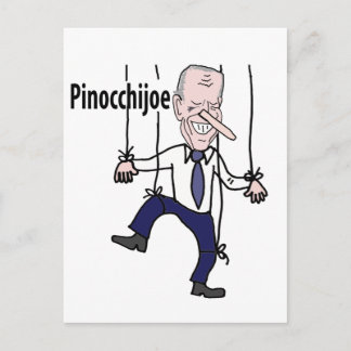 Funny political Anti Joe Biden Pun Postcard