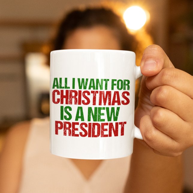 Funny Political Christmas Anti Trump Coffee Mug (Creator Uploaded)