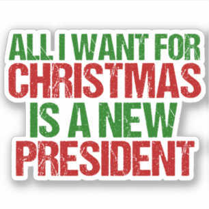 Funny Political Christmas Anti Trump Laptop