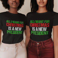 Funny Political Christmas Anti Trump Women's