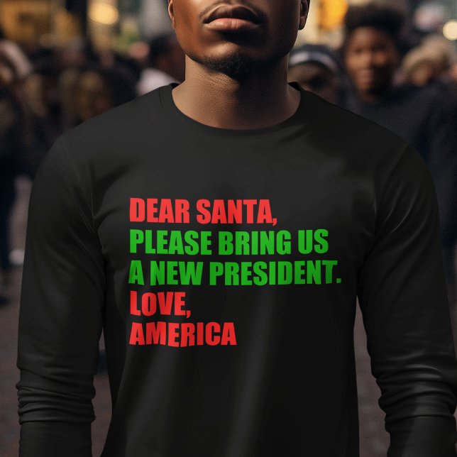 Funny Political Christmas Election Long Sleeve T-Shirt (Creator Uploaded)