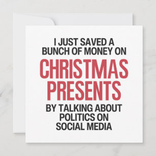 Funny Political Christmas Holiday Card