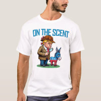 Funny Political Detective Cartoon On the Scent