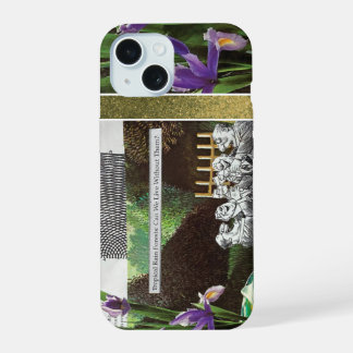 Funny Political Joke Forest Climate Change Satire iPhone 15 Case