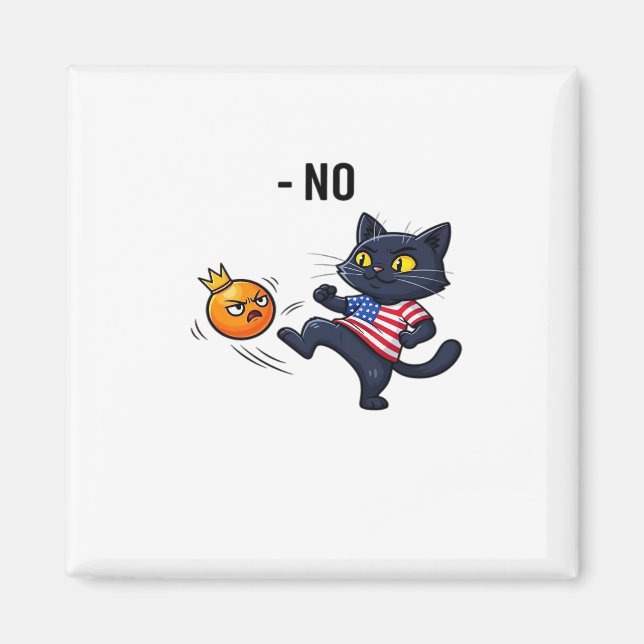 Funny Political Meme No Cat Design Magnet (Front)