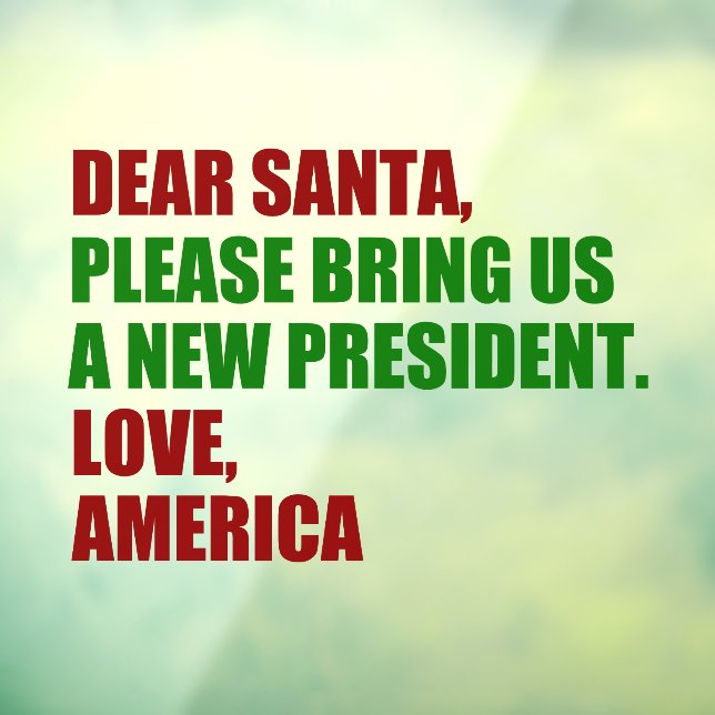 Funny Political New President for Christmas (Sheet 3)