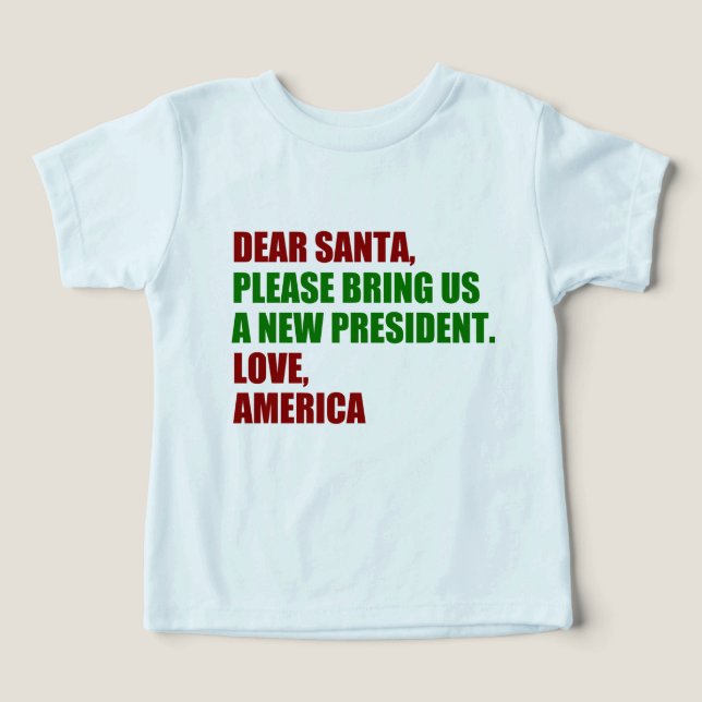 Funny Political New President for Christmas (Design Front)