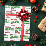 Funny Political New President for Christmas Wrapping Paper<br><div class="desc">Dear Santa,  please bring us a new president. Love,  America. Funny political Christmas gift wrap for Americans ready for the 2024 election. Holiday humour wrapping paper.</div>