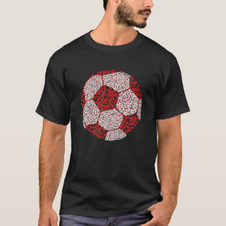 Funny Polka Dot Soccer Lover Player International T-Shirt