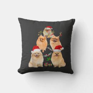 Funny Pomeranian Christmas Tree Decor Ornament Cos Cushion