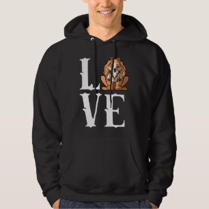 Funny Pomeranian Dog Mum Dad Love R Hoodie