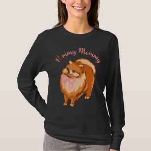 Funny Pomeranian Dog Pommy Mummy T-Shirt