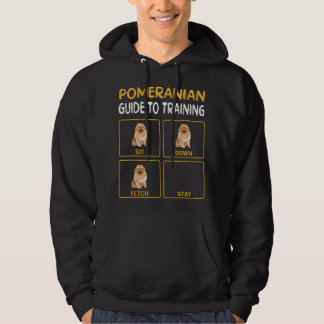 Funny Pomeranian Guide To Training Dog Obedience Hoodie