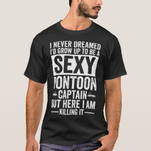 Funny Pontoon Captain Shirt For Men Women Pontoon